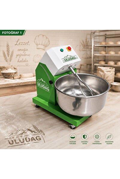 ULUDAGMAK ULUDAG 25 KG UN 35 KG HAMUR KAPASİTELİ HAMUR YOĞURMA MAKİNESİ- DEVİ...