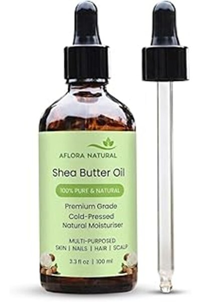 AFLORA Shea Butter Body Oil, 100ml, Ultra-Moisturising and Smoothing, Deeply ...