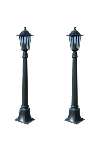 vidaxl Lampi de gradina Preston, 2 buc., 105 cm