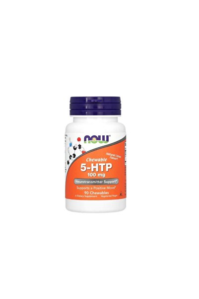 Now Foods 5-HTP 100 mg Comprimate masticabile 90 comprimate masticabile