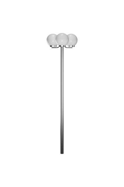 vidaxl Lampa de gradina cu stalp, 3 lampi, 220 cm