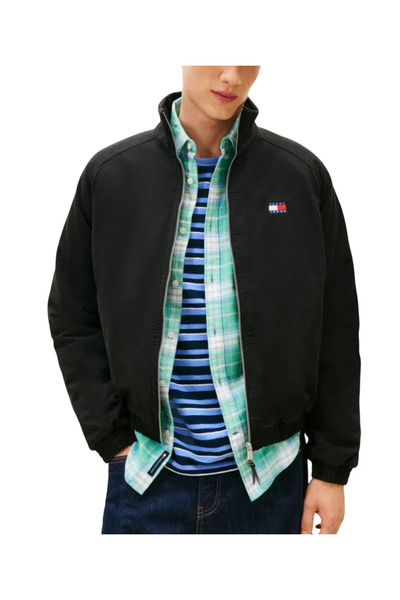 Tommy Hilfiger Ανδρικό Μπουφάν Μαύρο Tommy Jeans DM0DM22712-BDS