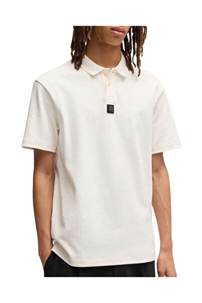 HUGO Ανδρικό Deabono Polo Λευκό 50517638-103