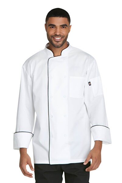 Dickies Chef Cool Breeze Men's Chef Tunic Jacket DC411 - White