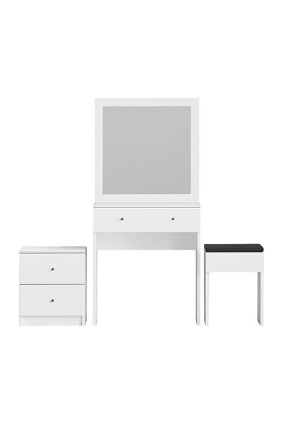 OEM Тоалетка 65x35x159 см – 18 мм меламинов МДФ, включва огледало и табуретка...