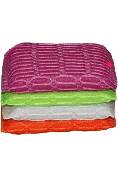 DELCASA DC3026 Multipurpose Scouring Scrubber Set 4-Pieces, Multicolor
