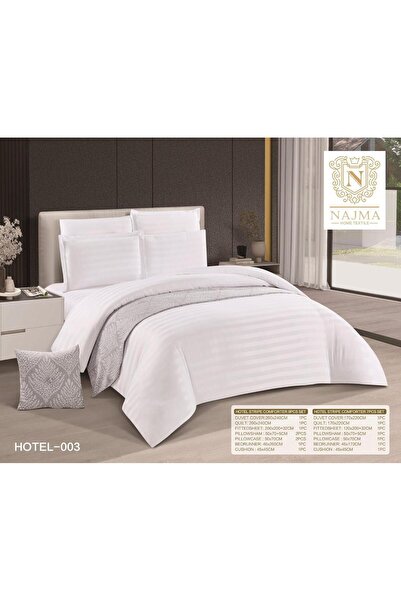 NAJMA Nefren Hotel Bedspread Summer Quilted Microfiber Filling 9 Pcs Set -240...