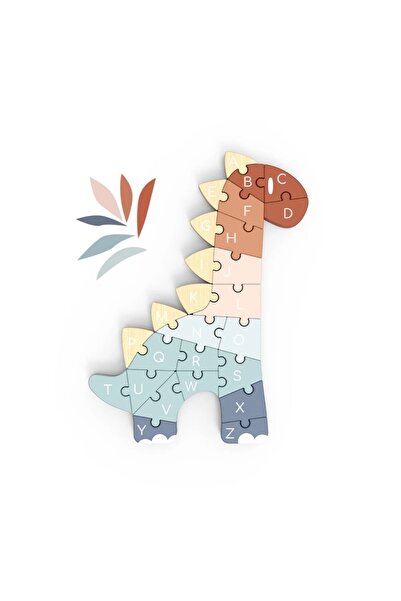 Speedy Monkey Wooden Puzzle ABC Dino,