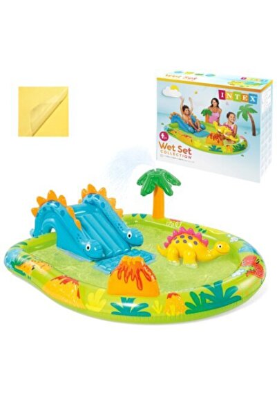 Intex Piscina tip loc de joacă, Dino 57166NP, dimensiuni 191 x 152 x 58 cm