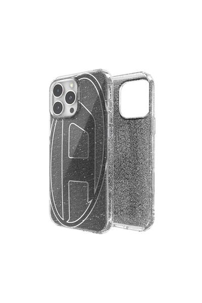 Diesel iPhone 16 Pro Max Uyumlu Oval D Simli Kılıf - Siyah