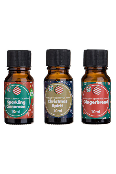Zumzeria Christmas Scented Oils Set 10ml - 3pcs