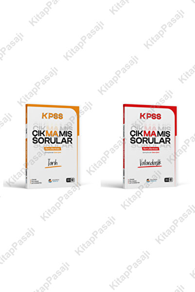 Ulti Yayınları Akademi Denizi KPSS Tarih Çıkmamış Sorular Soru Bankası ve KPS...