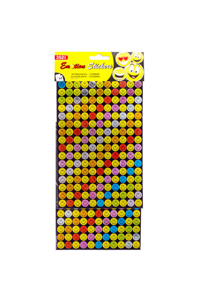 Zumzeria Stickere Emoji - 352 bucăți
