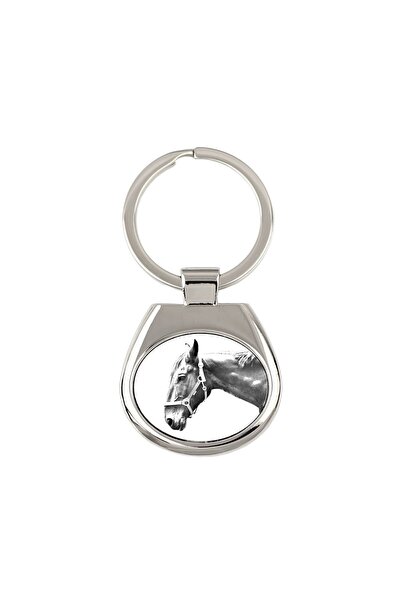 Art - Dog Art-Dog Breloc Personalizat Cal Hanoveran – Pandantiv din Metal Arg...