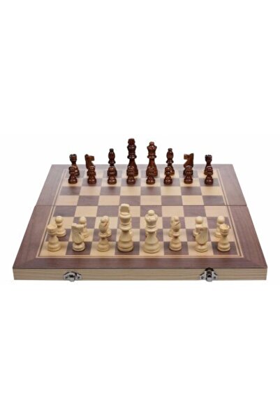 Merco Wooden Chess 3in1
