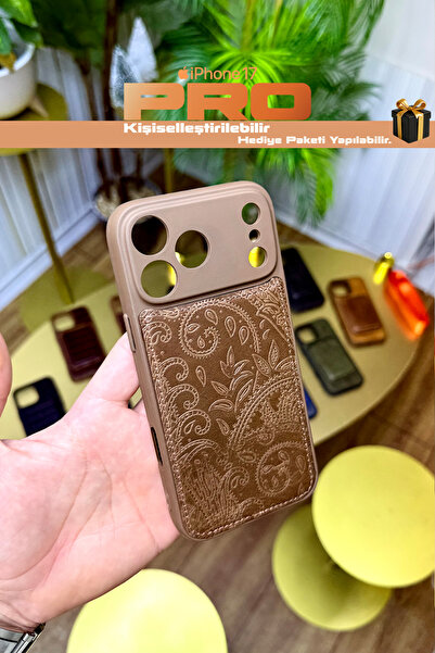 CüzCan iPhone 17 Pro Uyumlu Hakiki Deri Magsafe Premium Kılıf