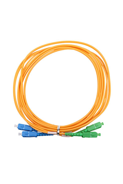 Extralink SC/APC-SC/UPC |   Cablu patch |   Monomod, Duplex, G652D, 3mm, 10m