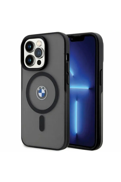 BMW BMHMP14XDSLK iPhone 14 Pro Max 6.7 " carcasă rigidă neagră Signature MagSafe