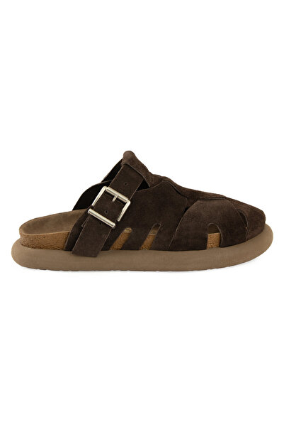 Pegia Buckle Suede Women's Slippers 215548