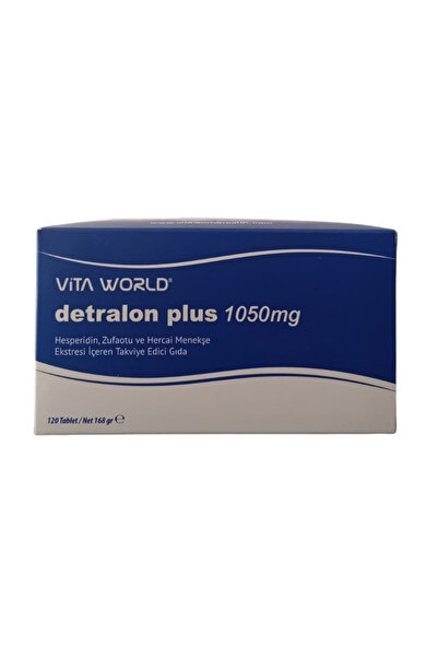 VİTA WORLD DETRALON PLUS 1050 MG 120 TB