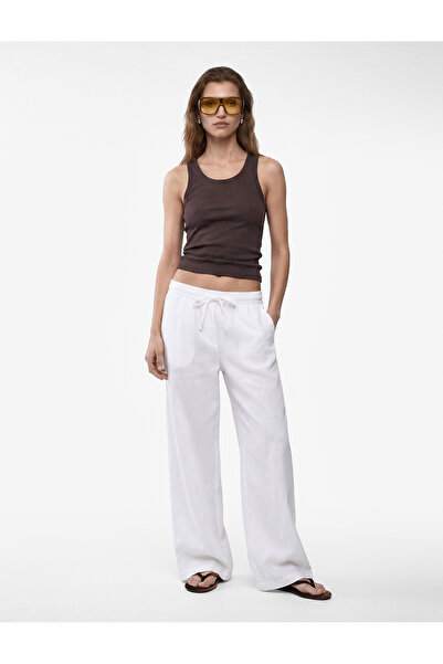 Koton Cotton Camisole Slim Fit U-Neck Ribbed Undershirt