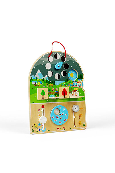 BIGJIGS Toys Дървена метеорологична станция