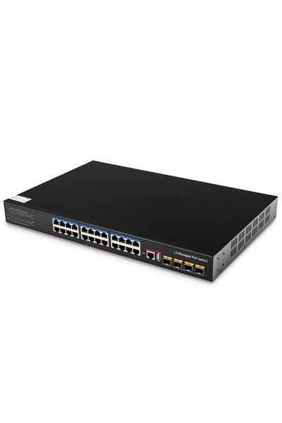 cudy SWITCH 24x PoE+ GS5024PS4 400W 4x SFP+RJ Layer 3