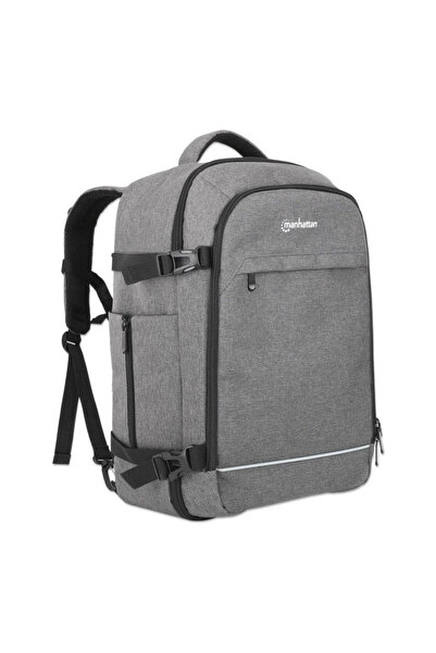 MANHATTAN Rucsac pentru laptop 17.3 inch 40L de călătorie gri