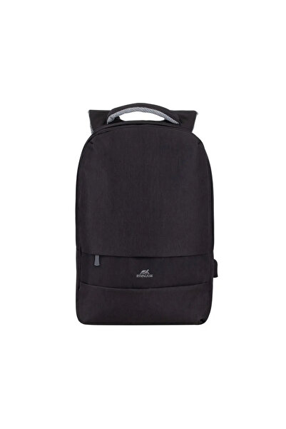 Riva Rucsac pentru laptop RivaBase Prater de 15.6 inch, Negru, Antifurt, Mate...