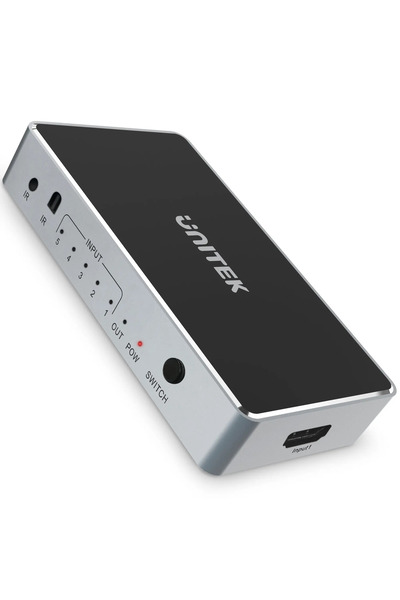 Unitek Comutator de semnal HDMI 1.4b 5 intrări - 1 ieșire 4K