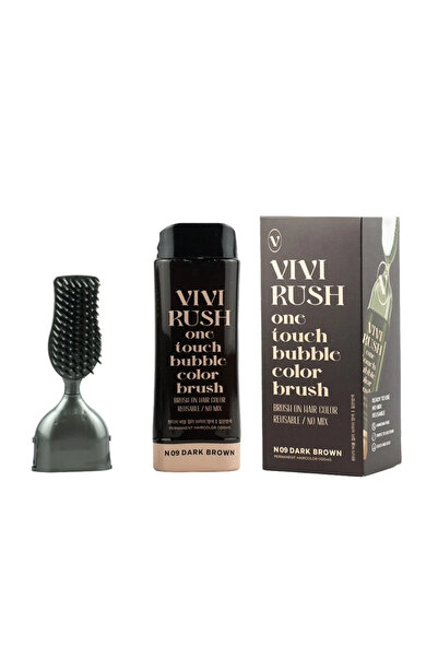 VIVI RUSH فيفي رش صبغه شعر بنى غامق مع فرشاه 100ملل