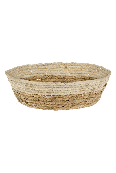Zumzeria Brown Beige Storage Basket Ø24x8cm