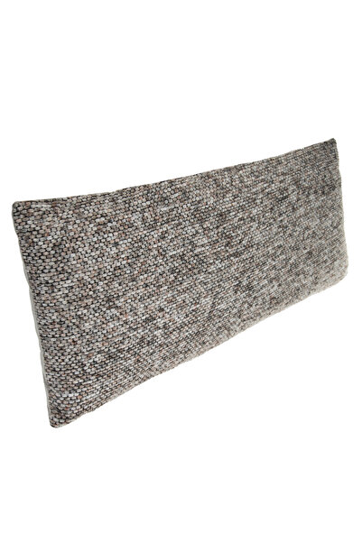 Zumzeria Pernă decorativă de iarnă din șenilă gri-maro 70x30cm