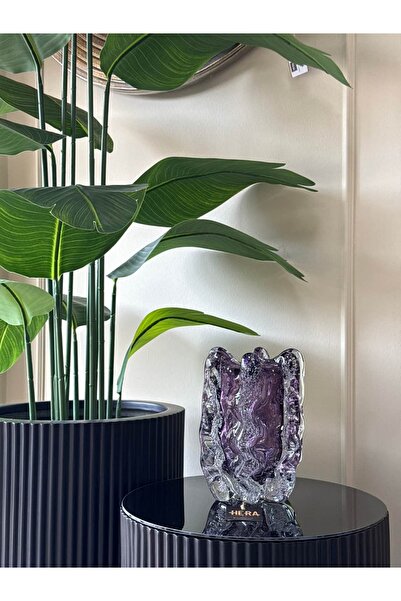 HERA DEKOR Imported Purple Glass Vase