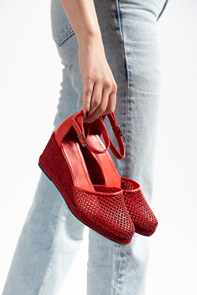 Elile Shoes Hakiki Deri Espadril 33-34- 42-43-44-45 Numara Kadın Sandalet