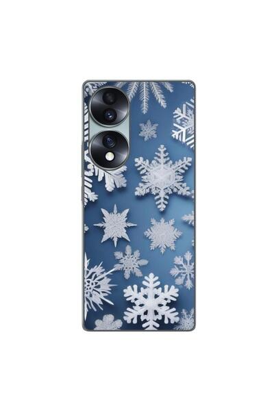 OEM Husa compatibila cu Honor 70 Silicon Gel Tpu Model Fulgi de Zapada