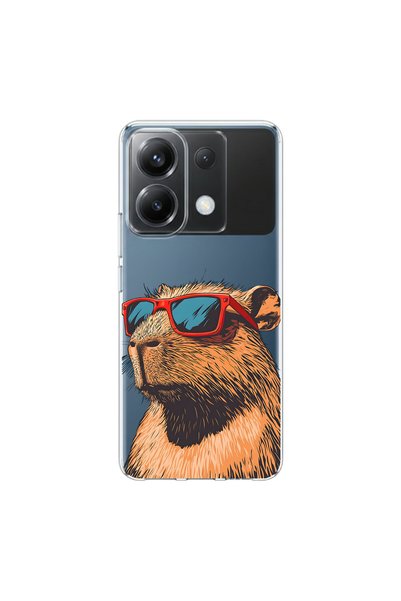 PPKin حافظة شفافة متوافقة مع Poco X6 بتصميم Cool Animal 4