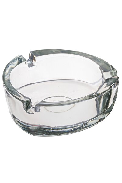 Zumzeria Scrumieră triunghiulară din sticlă transparentă 8x8.5cm