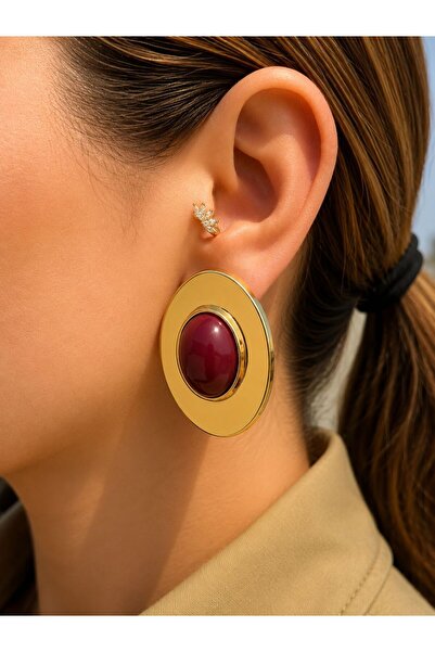 Charmist Steel Salen Coffee Earrings