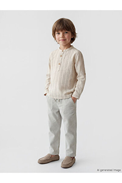 LC Waikiki Rmz Gi̇yi̇m Farki̇yla Linen Look Boys' Trousers