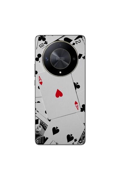 OEM Θήκη συμβατή με Honor Magic6 Lite από σιλικόνη gel TPU με σχέδιο τραπουλό...