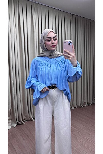 JESSE STORY Women's Drawstring Long Princess Shirt Code:Js26Princessshirt