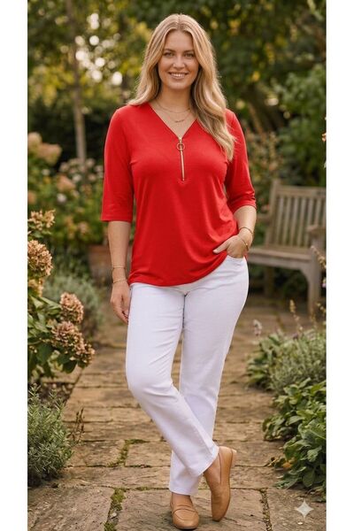 EMZAGİYİM Zippered Blouse