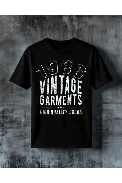 COMVİCHO Vintage Clothing Printed Oversize T-Shirt