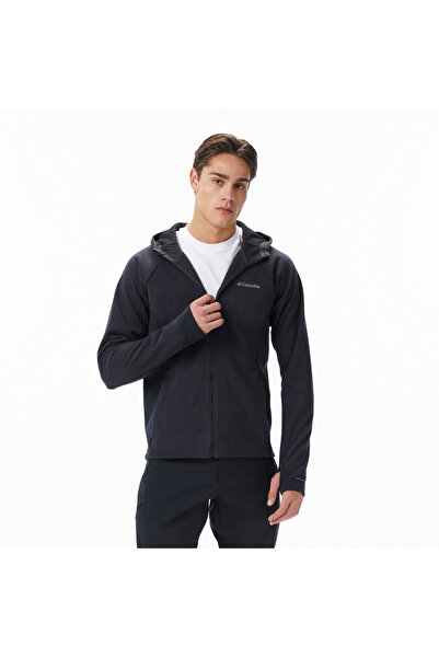 Columbia Arctic Peak Hooded Full Zip Erkek Siyah Polar Ceket