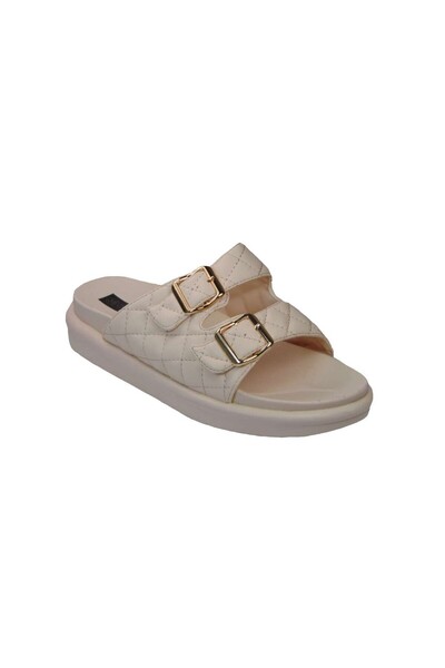 OEM Tsimpolis Shoes S618 Καλοκαιρινή Γυναικεία Παντόφλα Μπέζ
