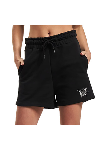 KARL KANI Womens Woven Signature Old English Shorts M