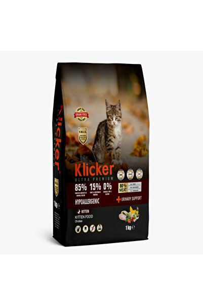 klicker YAVRU KEDİ MAMASI TAVUKLU 1 KG