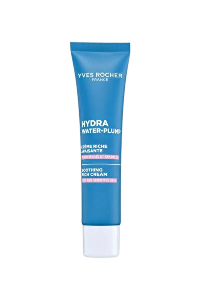 Yves Rocher Hydra Water Plump Soothing Cream 40 ml Moisturizing Care for Sens...