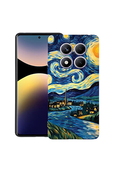 bestcase Husă TPU Ultra Subțire pentru Xiaomi Redmi Note 15 Pro 4G, Noapte În...